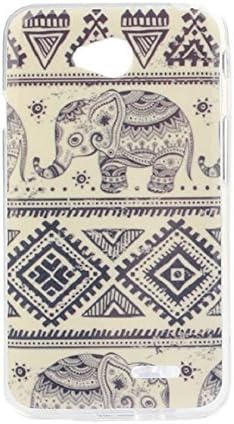 LG L90 Case , Powertrue 2015 Rubber Soft TPU Protection Case Cover for LG L90 D410 (Elephant)