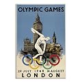 1948 London Olympics Poster - 91.5 x 61cms (36 x 24 Inches)