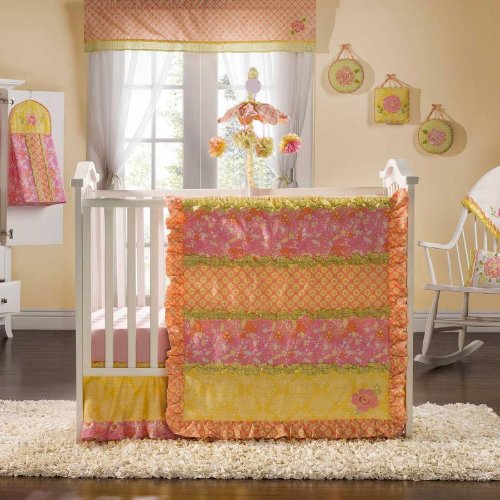 Dena Bali Blossom 9 Piece Crib Bedding Set
