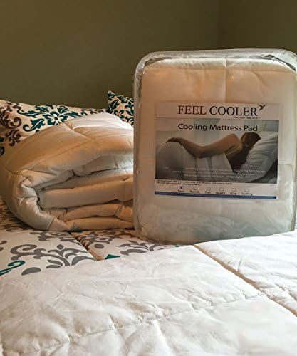 Cooling Mattress Pad - Cal King Feel Cooler® Mattress Pad - 30 Day Return Guarantee.