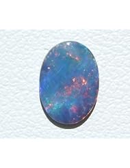 O&G Australia Natural Opal Doublet Gemstone, 7x5mm