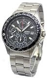 Seiko Men's Black Dial Chronograph Watch # SND253P1