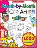 BOOK CLIP-ART MONTH BY MONTH