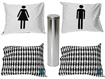 Wanted Pillow Case Set He/She, Cotton