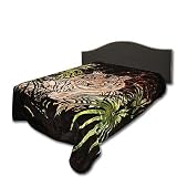 White Tiger Blanket Queen Size