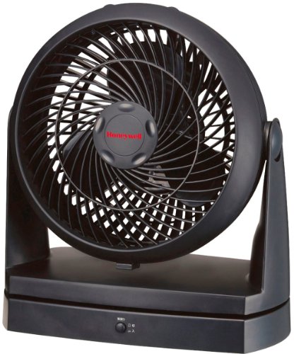 Honeywell 【前面カバーが外せて羽根が洗える】 ターボサーキュレーター(自動首振り) ブラック HFT-2114-BK