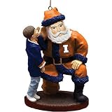 Illinois Fighting Illini NCAA Santa's Secret Tree Ornament