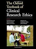 The Oxford textbook of clinical research ethics