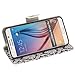 DRUnKQUEEn S6 Edge Plus Case, PU Leather Credit Card Holder Case Stand Feature Wallet Type Flip Folio Cover - for G928 Samsung Galaxy S6 Edge+ Plus