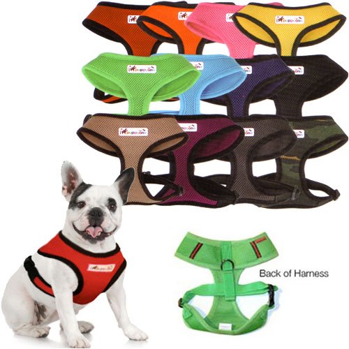 IPuppyOne Soft Dog Harness (Mesh) Red Small
