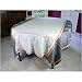 Olives Motif Grays Jacquard 100 by 65 inch French Tablecloth