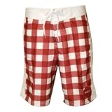 Rvca Gingastripe Boardshorts Red Fade