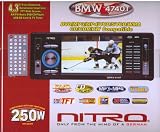Nitro (BMW-4740T) In-Dash Multi-Media Player w/4.3 TFT Monitor, USB/SD Card Readers, TV Tuner, Detachable Face