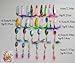 FREE FISHER 30pcs Feather Tail Spinner Lures Fishing Spoons Metal Fishing Lures Hard Baits Set for Bass, Trout, Salmon, Walleye, Perch, Crappie