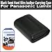 Black Semi Hard Slim leather Carrying Case With Magnetic Closure Specific For Panasonic Lumix DMC-FS20 DMC-FS5 DMC-FX10 DMC-FX100 DMC-FX12 DMC-FX30 DMC-FX33 DMC-FX35 DMC-FX500 With Free pack Of LCD Screen Protectors