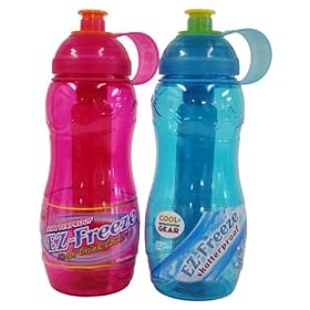 Spearmark Housewares E-Z Freeze Polycarbonate Bottle, 22oz, Assorted Colours