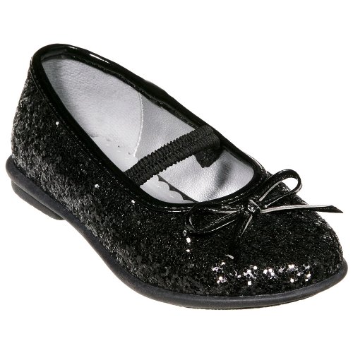 Toddler Girls' Circo® Adaline Glitter Ballet Flats - Black