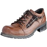 [ブラッチャーノ] Bracciano サイドチェックワークシューズ BR0217 D.BROWN (ダークブラウン/26)