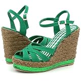 Bamboo Dezire04 Wedges 6.5 Green
