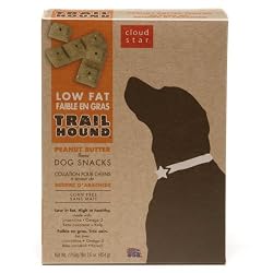Cloud Star Low Fat Trail Hound, Peanut Butter Flavor, 16-Ounce Box (Pack of 4)