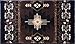 South West Native American Door Mat Area Rug Design C318 Chocolate (24 Inch X 40 Inch)