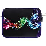 Microsoft Surface Pro 3 / Surface 3 Neoprene Case Sleeve Bag by Caseling. - Colorful/Black