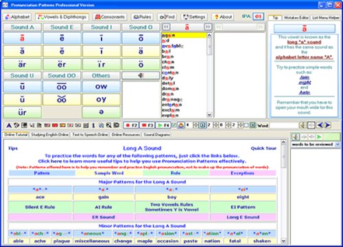 American English Pronunciation Patterns Professional 4.2 + 1 Year Membership (Based on Phonics) : Perfect English Pronunciation Software to Help You Improve Pronunciation, Speaking, Vocabulary, Spelling, Listening, and Reading, and Reduce Accent.