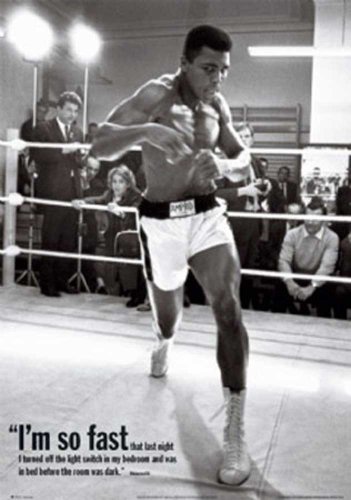 Empire 214775 Ali, Muhammad - Training - Sport-Poster - schwarz-weiss Foto - Boxkampf - Mu Preisvergleich