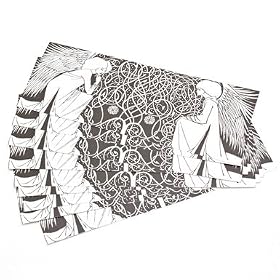 V&A 'Beardsley Angel' Christmas Cards (Large Rectangle)