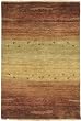 Handmade Indian Gabbeh "Gradation Design" Rug