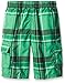 Kanu Surf Boys' Matrix Plaid Swim Trunk