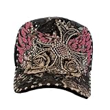 Katwalk Divaz Rhinestone and Stud Cross Trucker Hat 51nMGhiayYL. SL160 Katwalk Divaz Rhinestone and Stud Cross Trucker Hat