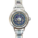 Round Italian Charm Watch of Blue Marble Zodiac Signs and Symbols 51nMKeQ%2BedL. SL160 Round Italian Charm Watch of Blue Marble Zodiac Signs and Symbols