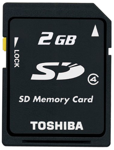 TOSHIBA SDメモリカード Class4 2GB SD-E002G4