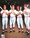 Pete Rose, Johnny Bench, Joe Morgan and Tony Perez Cincinnati Reds Autographed 16x20 Photograph