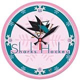 San Jose Sharks Wall Clock (Pink)