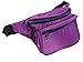 Brightly Colored Waist Bag Fanny Pack Match Your 80's Shirt (Purple)