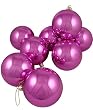 Club Pack of 16 Shiny Pink Lolipop Glass Ball Christmas Ornaments 3.25" (80mm)