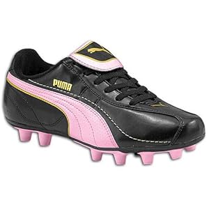 PUMA Esito XL i FG KIDS Cleats (Black/Pink/Gold)