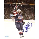 Steiner Sports Angela Ruggiero Stick in Air Autographed 8-by-10-Inch Photograph with "USA" Inscription