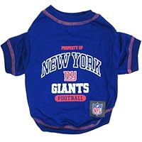 Pets First NFL New York Giants T-Shirt, Large