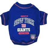 Pets First NFL New York Giants T-Shirt, Small