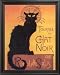 Chat Noir Black Cat Vintage Poster Ad Picture Black Framed Art Print