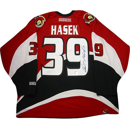 Frozen Pond Ottawa Senators Dominik Hasek Autographed Jersey