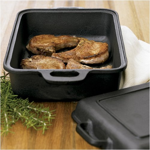 Emerilware 5-in-1 Pre-Seasoned Cast Iron Smoker