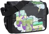 Zoom Produkt-Bild: Poodlebags young art graffity - the message - KISS 340211DB Unisex - Erwachsene Messengerbags, 35x12x30 cm (B x H x T)