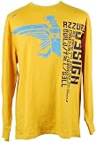 Azzure - AZZURE Artisans Knit Mens Golden Long Sleeve Shirt