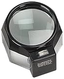 Lighted 3.5" Glass Dome Magnifier - 5X Magnification