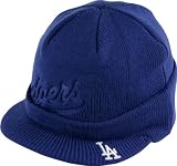 MLB Men's Los Angeles Dodgers Mcphee Visor Knit (Royal, One Size)