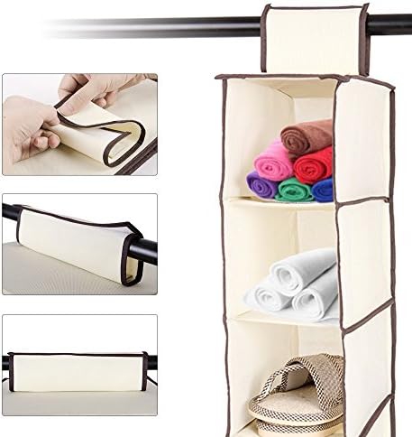 Keeneya® 2PCS Hanging Closet Organizer management Collection Durable Shoe Cabinet Hanging Shelves Storage Cabinet For Clothes, Sweater, Shoes, Hangbags